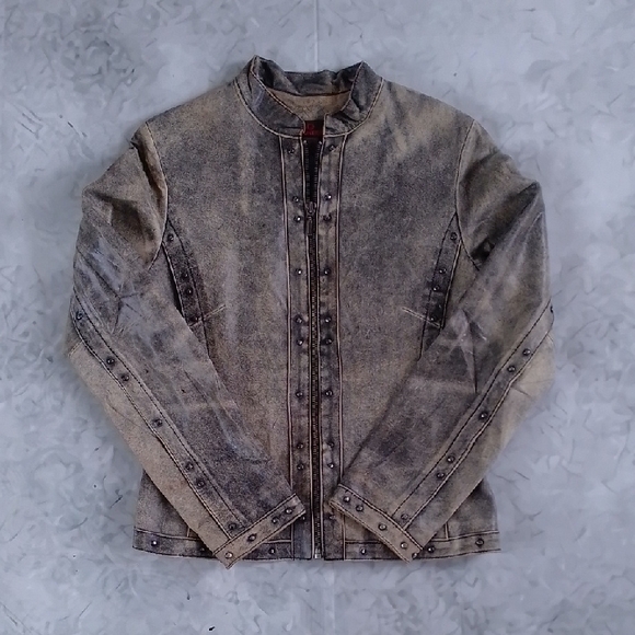 Danier Studded Leather Jacket - Picture 6 of 10